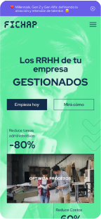 Mockup de Fichap creado por Launchy